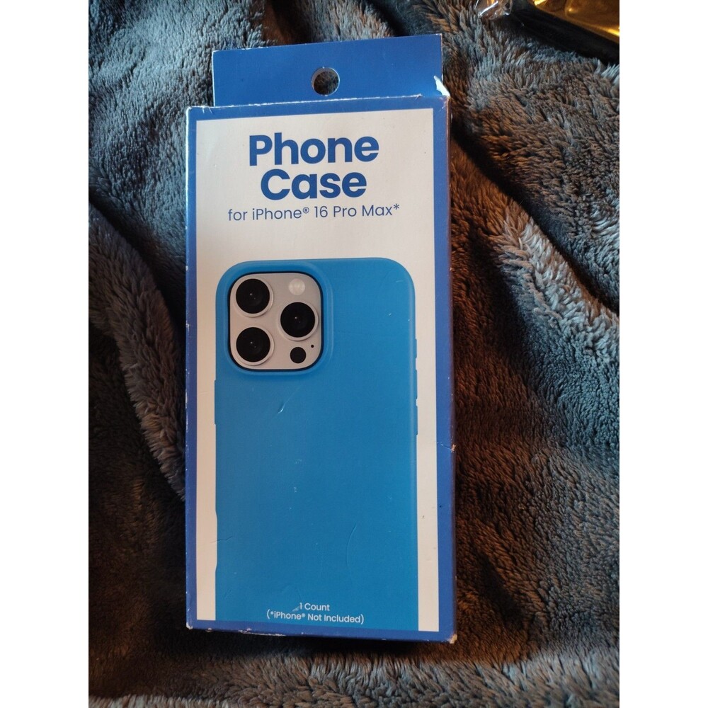 GEMS iPhone 16 Pro Max Case TPU Solid Cover Utah Sky Blue